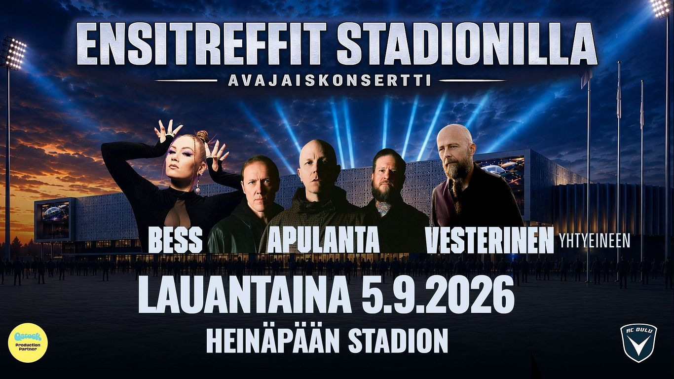 Heinäpään stadionin avajaiskonsertti - AC Oulu - Oulu - Saturday 5 September 2026
