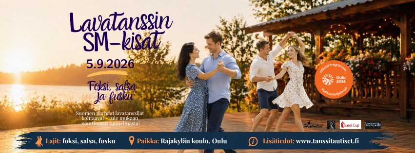 Susel Cup – Lavatanssin SM-kilpailut 2026 - Menox - Oulu - Saturday 5 September 2026